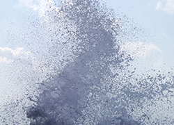 Splashing Wave in Achziv Israel