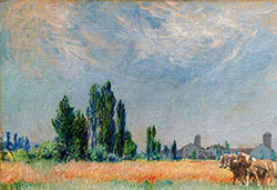 Monet, the wheat field
