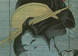 Utamaro Girl in the Window
