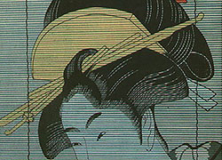 Utamaro Girl in the window